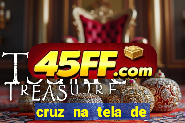 cruz na tela de cruz das
